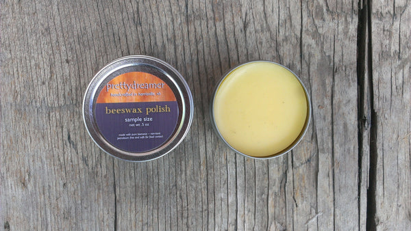 pure beeswax wood polish finish -- prettydreamer - 3