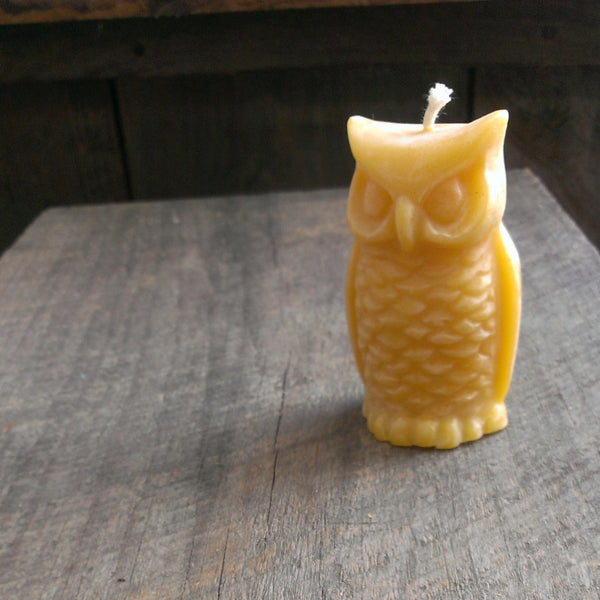 woodland owl beeswax candles -candles- prettydreamer - 2