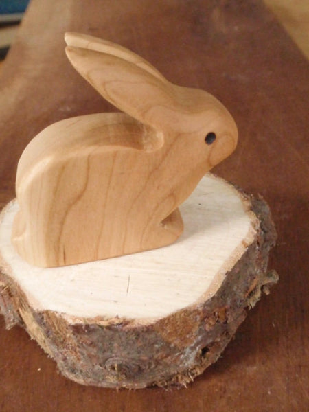 mr. long ears wooden rabbit -waldorf- prettydreamer - 5