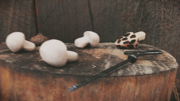 morel toadstool pendant necklace -accessory- prettydreamer - 6