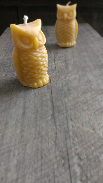 woodland owl beeswax candles -candles- prettydreamer - 6