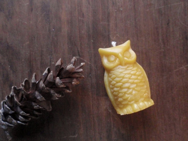 woodland owl beeswax candles -candles- prettydreamer - 4