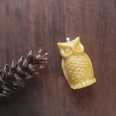 woodland owl beeswax candles -candles- prettydreamer - 1