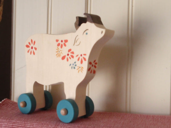 bucolic push toy cow -toys- prettydreamer - 2