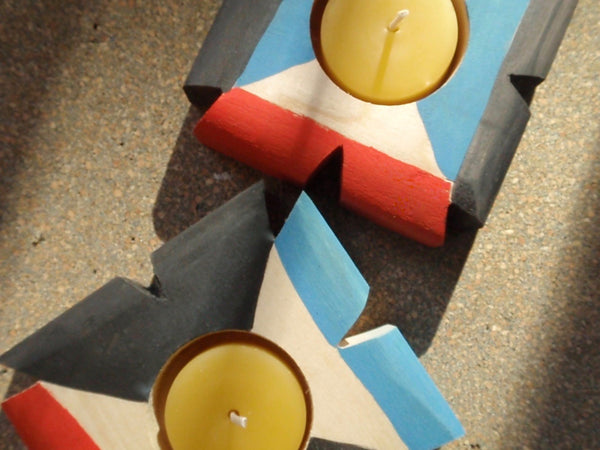 signals- modern candle holders