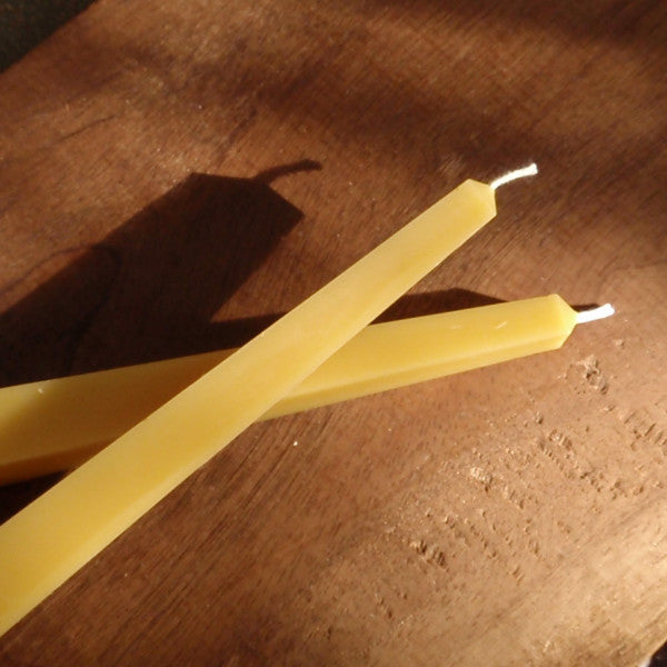 modern beeswax tapers -candles- prettydreamer - 2