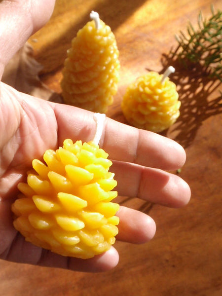 golden table beeswax forest candles -candles- prettydreamer - 5