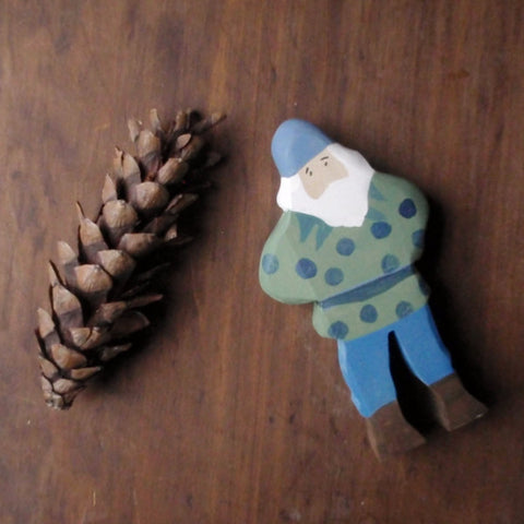 blueberry king / waldorf wooden figure -waldorf- prettydreamer - 1