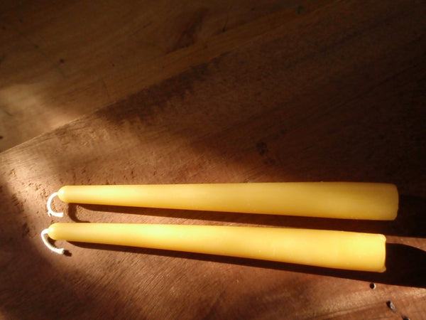 pure beeswax taper candles -candles- prettydreamer - 2