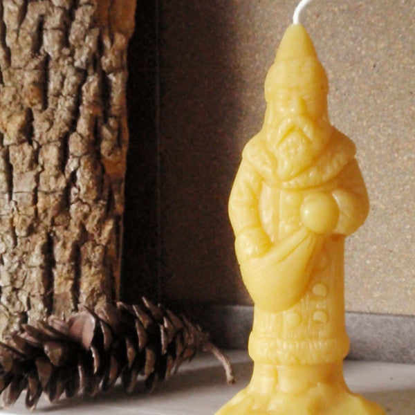 father christmas beeswax candle -candles- prettydreamer - 1
