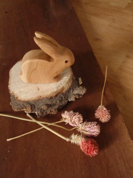 mr. long ears wooden rabbit -waldorf- prettydreamer - 4