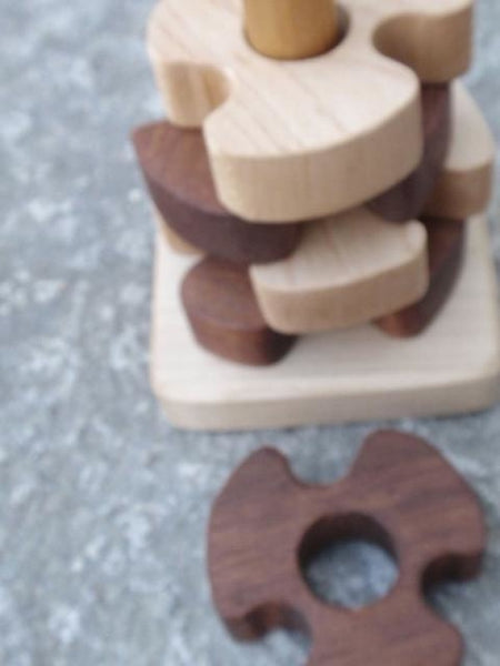 wooden pinwheel stacking toy -toys- prettydreamer - 6